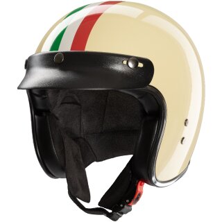 Kochmann RB-802 Italia Casque Jet Blanc / Vert / Rouge