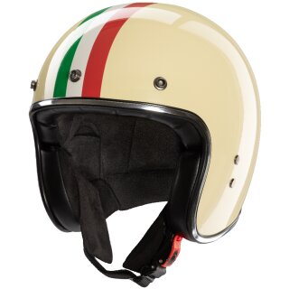 Kochmann RB-802 Italia Casco Jet Blanco / Verde / Rojo