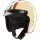 Kochmann RB-802 Italia Casco Jet Blanco / Verde / Rojo