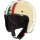 Kochmann RB-802 Italia Casque Jet Blanc / Vert / Rouge