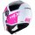 Caberg Riviera V4 X Jethelm Alpha Weiss / Schwarz-Fuchsia