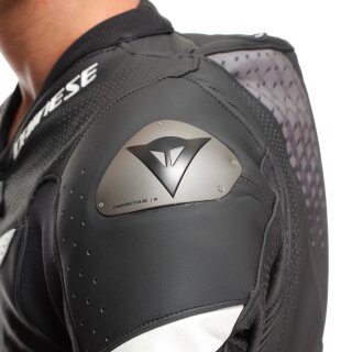 Dainese Laguna Seca 6 Tuta in pelle intera Nero / Bianco / Antracite