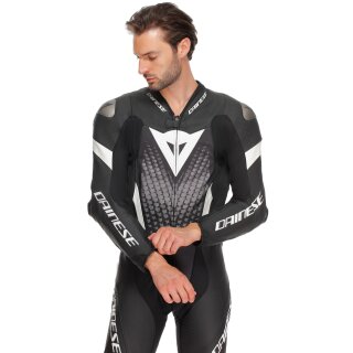 Dainese Laguna Seca 6 Mono de cuero 1 pieza Negro / Blanco / Antracita