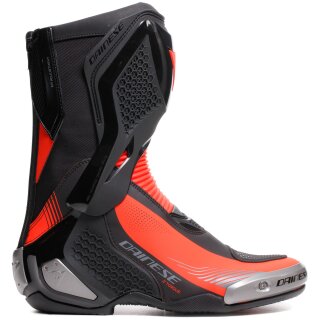 Bottes de moto Dainese Torque 4 Noir / Rouge Fluo