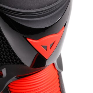 Dainese Torque 4 Motorradstiefel Schwarz / Fluo-Rot