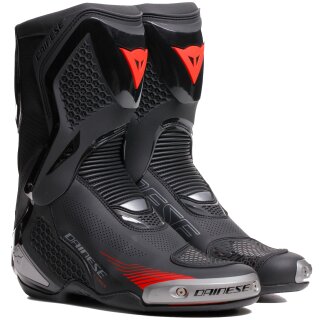 Dainese Torque 4 Air Motorradstiefel Schwarz / Lava-Rot