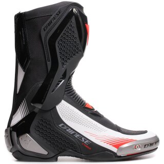 Botas de Moto Dainese Torque 4 Air Negro / Blanco / Rojo Fluo