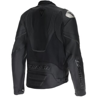 Dainese Racing 5 Perf Leather Jacket Black / Black