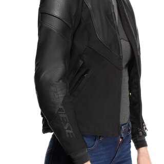 Dainese Iperattiva Leather- / Textile Jacket Black Ladies