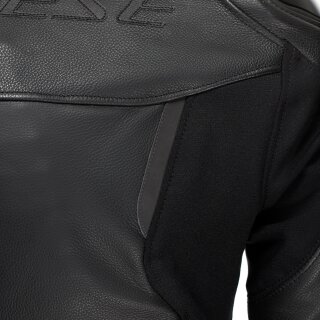 Dainese Iperattiva Leder- / Textiljacke Schwarz Damen