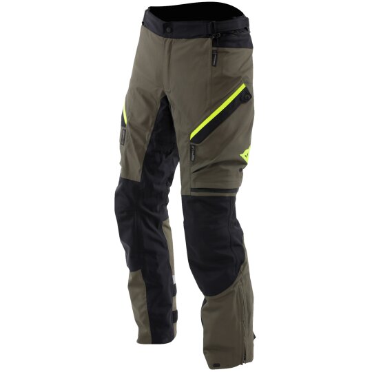 Dainese Mangen Absoluteshell Pro Textilhose Grün / Schwarz