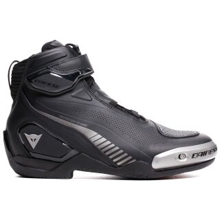 Chaussures de moto Dainese Superya, Noir / Rouge-Fluo