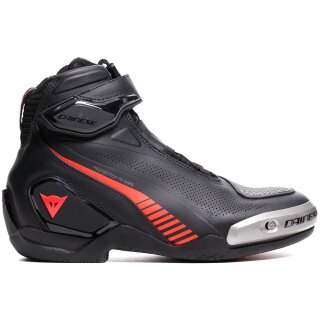 Dainese Superya Motorcycle Shoes Black / Fluo-Red