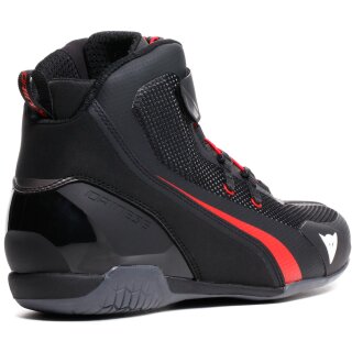 Dainese Herian Air Motorradschuhe Schwarz / Lava-Rot
