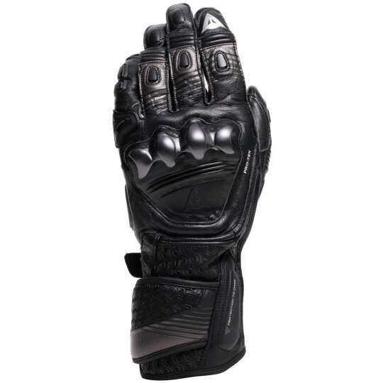 Dainese Fiero Metal Handschuhe Schwarz / Antrazit