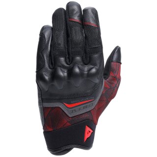 Dainese Ermex Handschuhe Schwarz / Lava-Rot