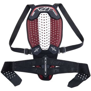 Protection Dorsale Alpinestars Nucleon Plasma Noir / Blanc / Rouge M