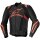 Veste en cuir Alpinestars Missile V3 Noir / Rouge Fluo / Rouge Foncé 52