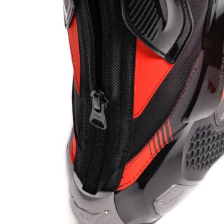 Stivali da moto Dainese Torque 4 Nero / Rosso Fluo 40