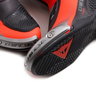 Stivali da moto Dainese Torque 4 Nero / Rosso Fluo 41