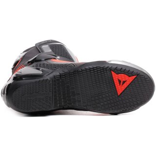 Botas de Moto Dainese Torque 4 Negro / Rojo Fluo 42