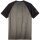 HD T-Shirt Iron Bar Raglan grey / black 3XL