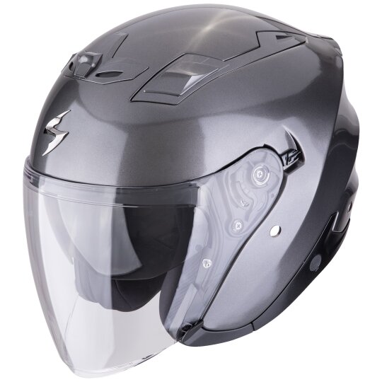 Scorpion Exo-Z1 Solid Jet Helmet Metallic Grey L