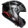 AGV K6 S Casco Integrale Karve Nero Opaco / Grigio / Rosso