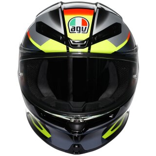 AGV K6 S Casco Integrale Erazer Nero / Rosso / Giallo-Fluo