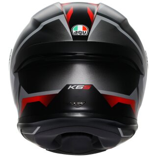 AGV K6 S Full-Face Helmet Erazer Black / Red / Yellow-Fluo