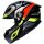 Casco integral AGV K6 S Erazer Negro / Rojo / Amarillo-Fluo