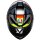 Casco integral AGV K6 S Erazer Negro / Rojo / Amarillo-Fluo