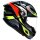 Casco integral AGV K6 S Erazer Negro / Rojo / Amarillo-Fluo M