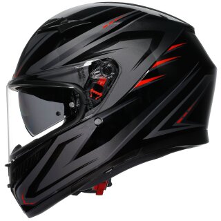 Casco integral AGV K3 Syth Negro / Rojo