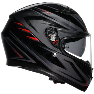 Casco integral AGV K3 Syth Negro / Rojo