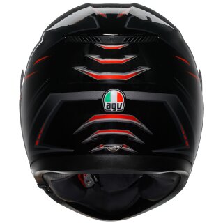 Casco integral AGV K3 Syth Negro / Rojo