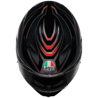 Casco integral AGV K3 Syth Negro / Rojo