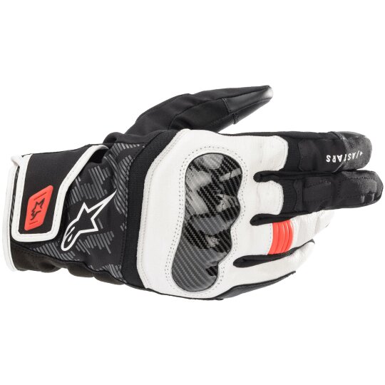 Alpinestars SMX Z Drystar Handschuhe schwarz / weiss / rot-fluo