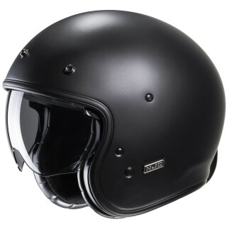 HJC V31 Solid Casco Jet Nero Opaco