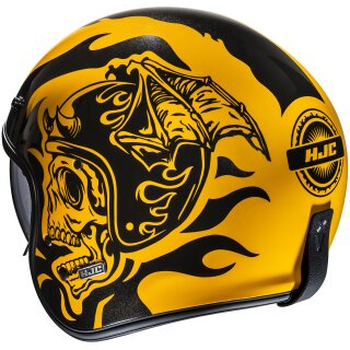 Casco Jet HJC V31 Flame MC3 M