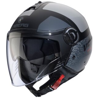 Casco Jet Caberg Riviera V4 X Alpha Nero Opaco / Grigio...