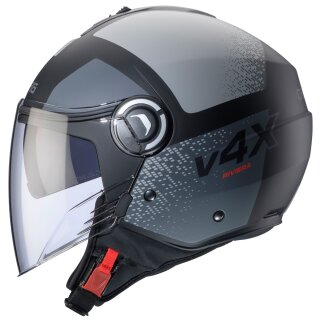 Casco Jet Caberg Riviera V4 X Alpha Negro Mate / Gris...