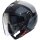 Casco Jet Caberg Riviera V4 X Alpha Nero Opaco / Grigio Antracite M