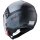 Casco Jet Caberg Riviera V4 X Alpha Nero Opaco / Grigio Antracite M