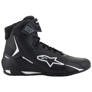 Chaussures de moto Alpinestars Faster-4 Noir / Blanc 40