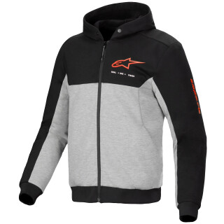 Sweat de sport Alpinestars Chrome V2 Noir / Gris / Rouge Fluo M