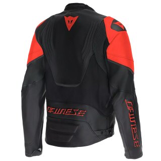 Dainese Racing 5 Perf Lederjacke Schwarz / Schwarz /...