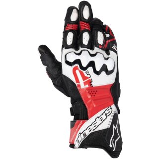 Guanti Alpinestars GP Plus R V3 Nero / Bianco / Rosso Chiaro