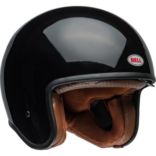 Bell TX501 Solid Jethelm Schwarz