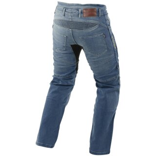 Trilobite Parado Motorrad-Jeans Doublelayer Herren Schwarz Kurz 44/30